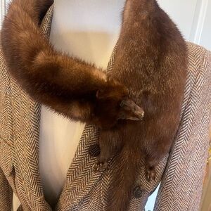Clearfield Brown Mink Women's Fur Collar